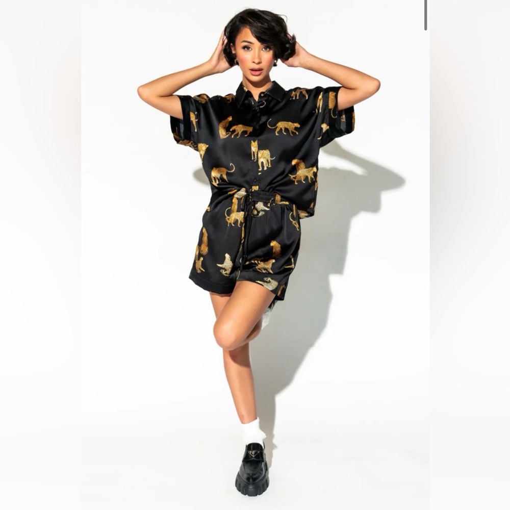 Dressed in LALA Cheetah Vibes Matching Set